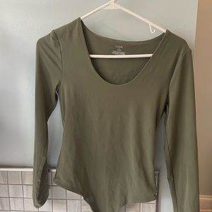 Nuuds scoop neck bodysuit